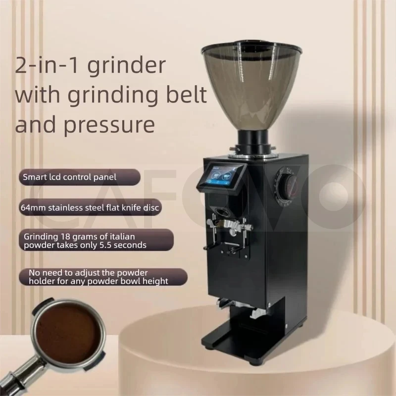 Coffee Grinder Burr Flat - CAFOVO K64Y Moulin à café automatique