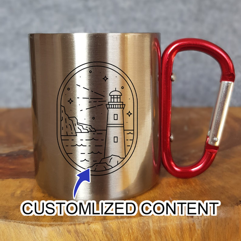 Coffee Equipment For Camping - Tasse de camping en acier inoxydable