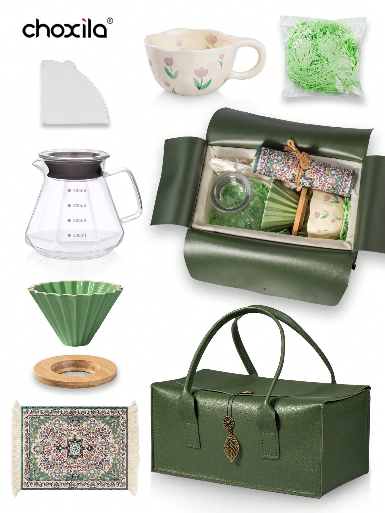 Ensemble de café verser sur 8  - Coffee Equipment Pour Over avis et prix