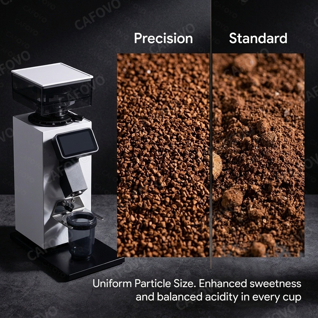 CAFOVO G964F, moulin à café à  - Coffee Grinder Burr Flat avis et prix