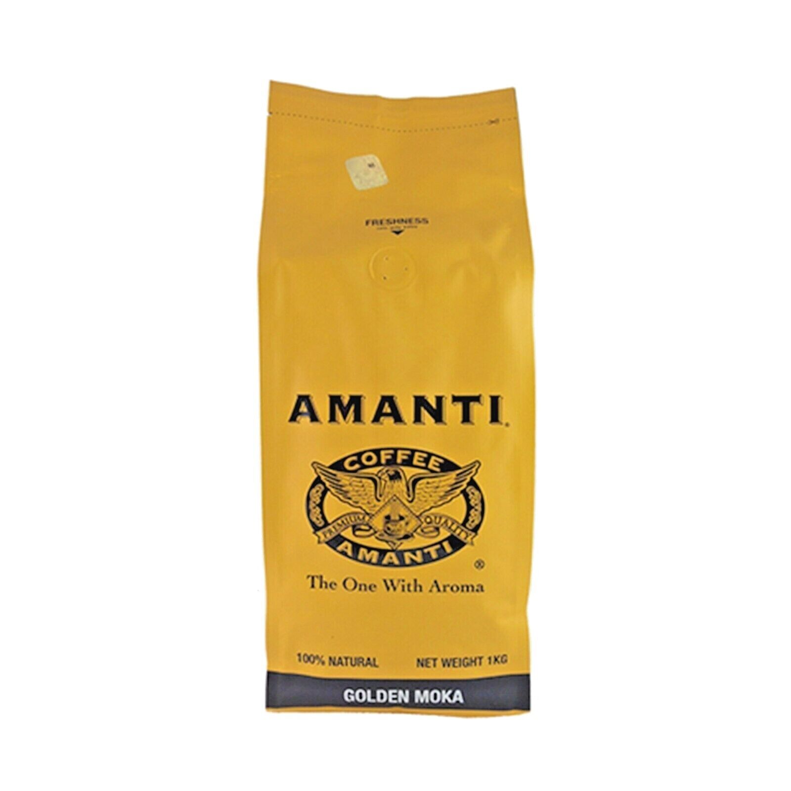 Amanti Golden Moka Coffee Beans 1kg